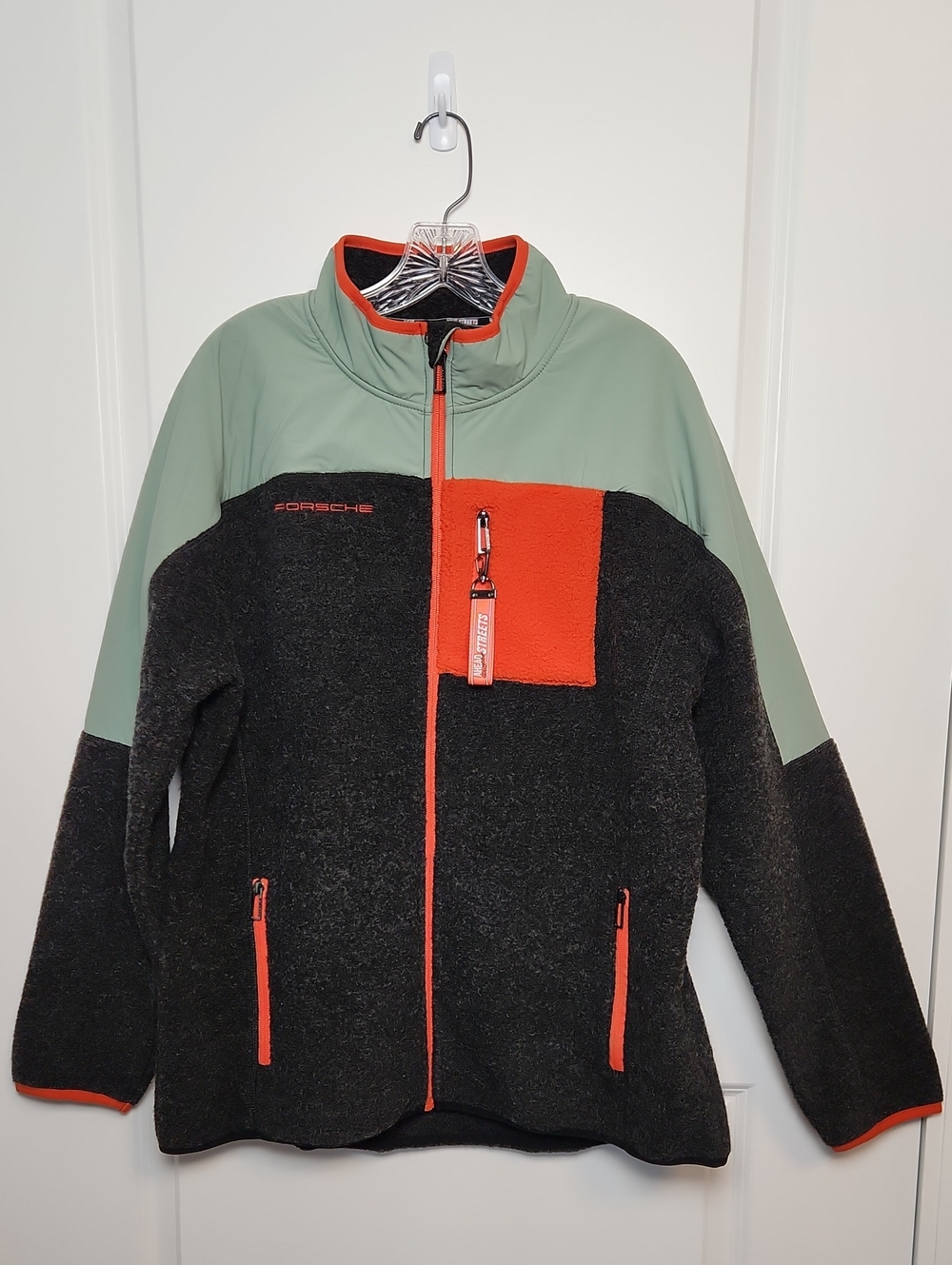Unisex AHEAD Porsche Zip Up Jacket Size Large